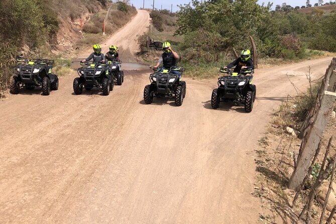 Ride in four-wheelers/,shooting target Paintball - Introduction to Rosarito ATV & Paintball Adventure