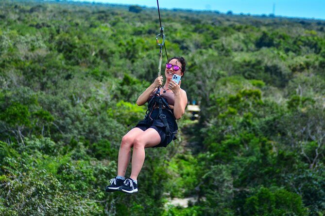 Riviera Maya Half Day Casa Jaguar Cenote, Zipline and ATV - Key Points