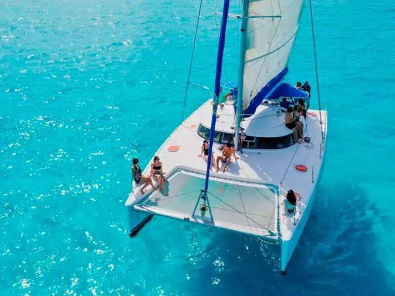 Riviera Maya: Private Catamaran Sailing for 42 Guests - Island Exploration at Isla Mujeres