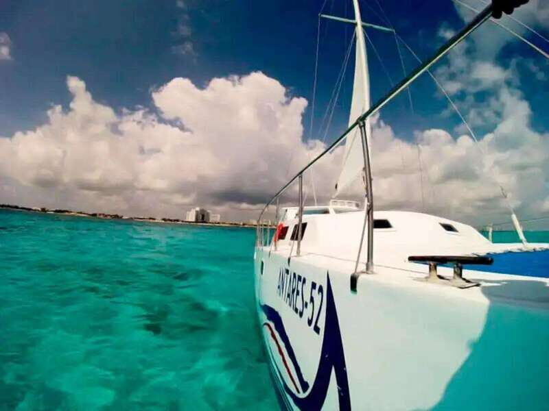 Riviera Maya: Private Catamaran Sailing for 42 Guests - The Return and the Tequila Party