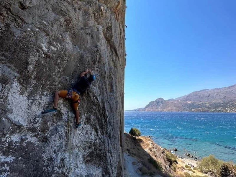 Rock Climbing in Crete with a Guide at Plakias Beach sectors - An Overview of the Experience