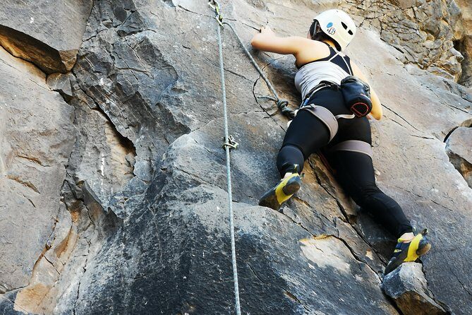 Rock climbing in natural space. - Key Points