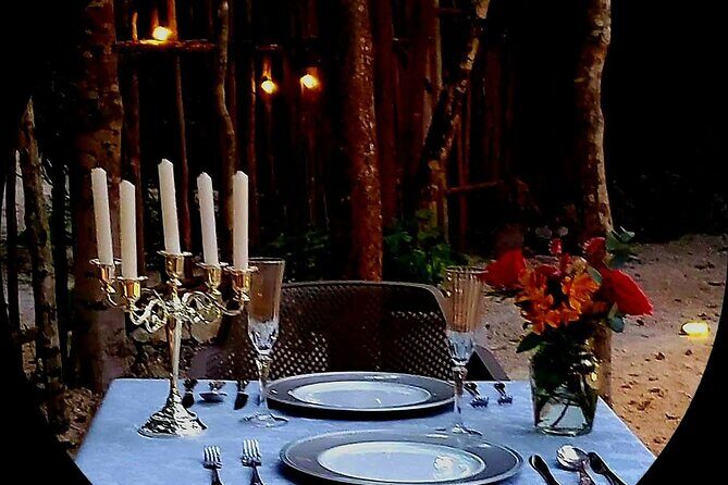 Romantic Dinner for 2 in Magical Jungle Setting - Key Points