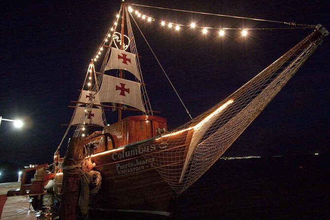 Romantic Dinner on a Spanish Galeon in Cancun - Live Saxophone and Ambiance