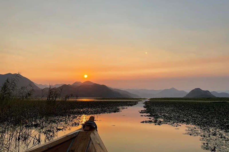 Romantic Sunset tour on Skadar lake with drinks and snacks - An In-Depth Look at the Skadar Lake Sunset Cruise