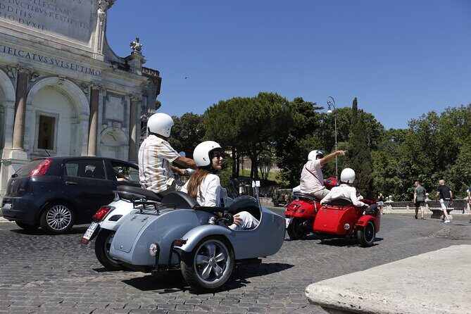Rome 3 hours Vespa Sidecar Private Tour with Gelato - FAQs