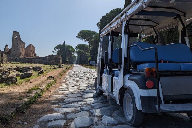 Rome: Appian Way Golf Cart Charter with Driver - Private - Discover Rome’s Ancient Roads in Style: Appian Way Golf Cart Tour