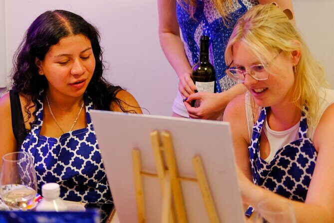 Rome Art Class: Painting & Unlimited Wine - A Closer Look at the Experience