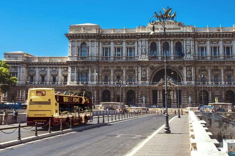Rome: Big Bus Hop-on, Hop-off Open-Top Sightseeing Tour - FAQ