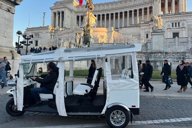 Rome Electric Tuk-Tuk Private City Tour - FAQ