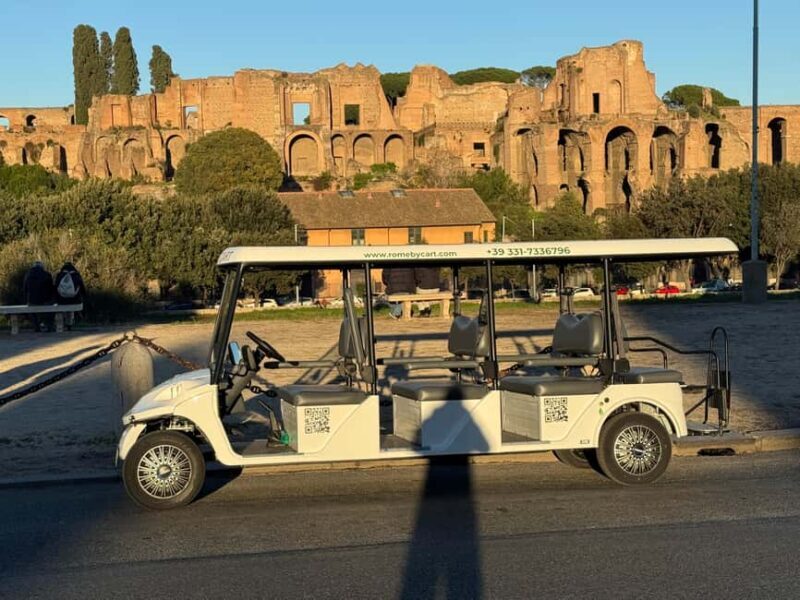 Rome: Exclusive 3Hour Golf Cart Tour with Local Food Tasting - Key Points