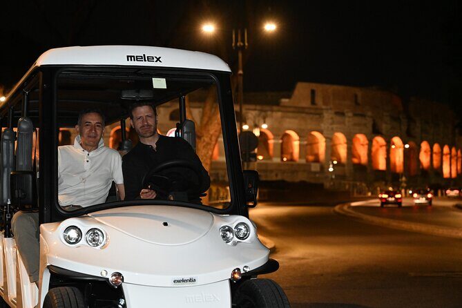Rome- Golden Hour Golf Cart/E-Calessino Tour - Key Points