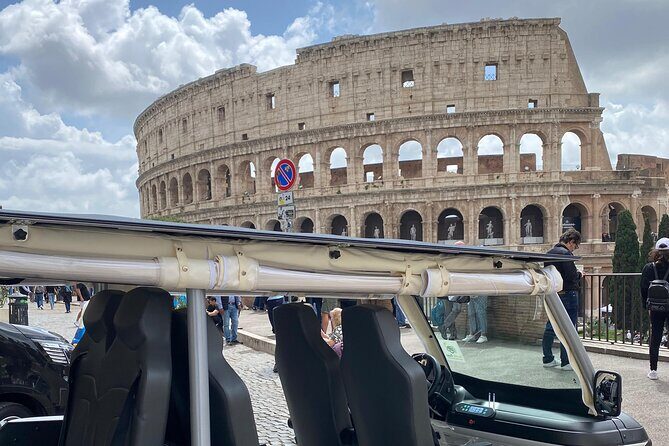 Rome Golf Cart tour for Cruise passengers - Key Points