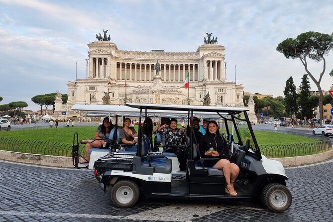 Rome Golf Cart Tour from Villa Borghese Gardens - The Experience: What You Can Expect