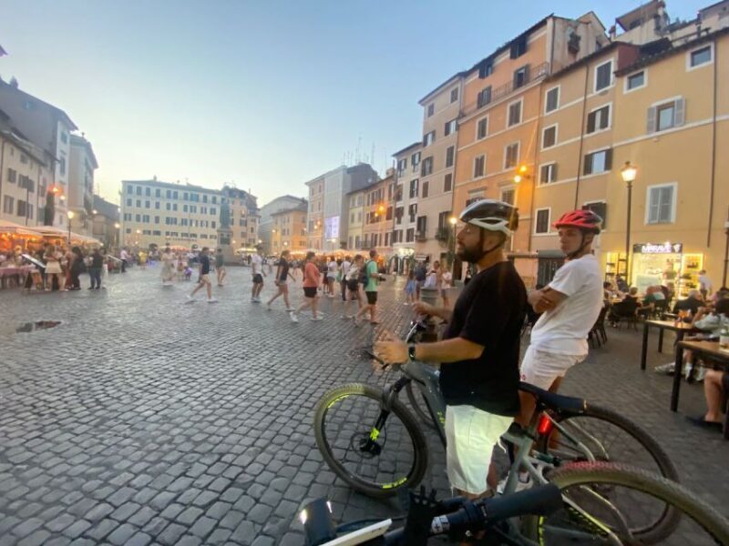 Rome :guided night e-bike tour with typical ice-cream - Authentic Experiences and Personal Touches
