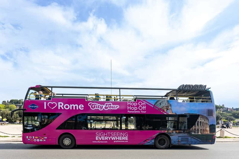 Rome: Hop-on Hop-off Sightseeing Bus Tour with Audioguide - FAQ