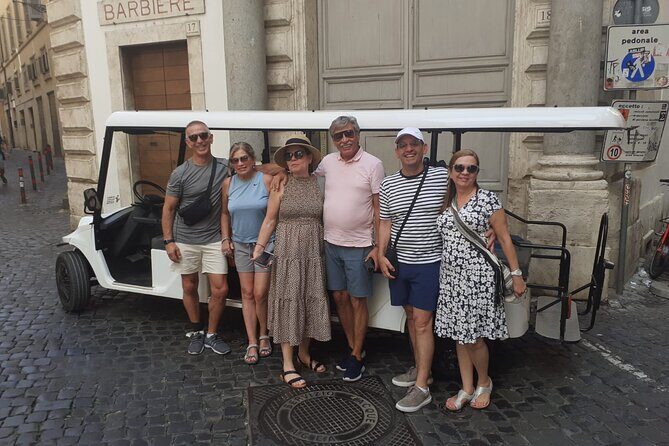 Rome in Golf Cart 4 hours Private Tour with Pickup from hotel - FAQs