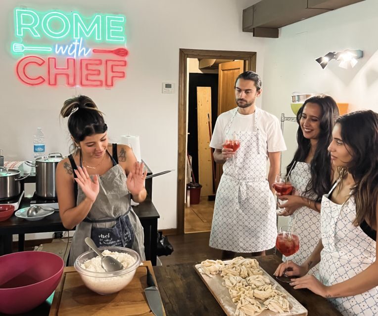 Rome: Pasta Cooking Class with 3 Italian Spritz Cocktails - Authenticity and Atmosphere