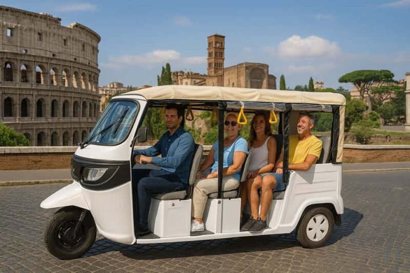 Rome: Photography service with Electric tuk tuk - What’s Included and What’s Not