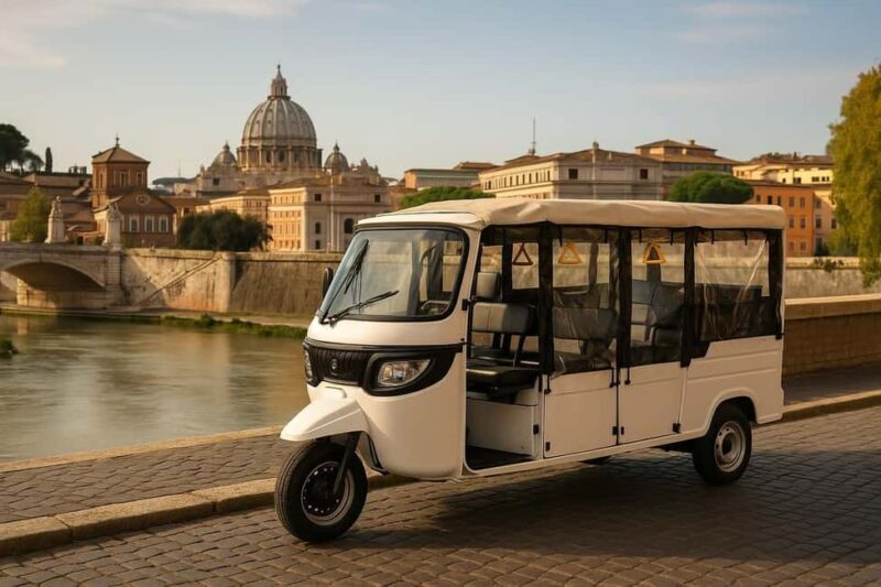 Rome: Photography service with Electric tuk tuk - Key Points