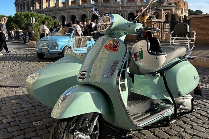 Rome Private Tour in a Vintage Vespa Sidecar Style for 90 Minutes - The Sum Up