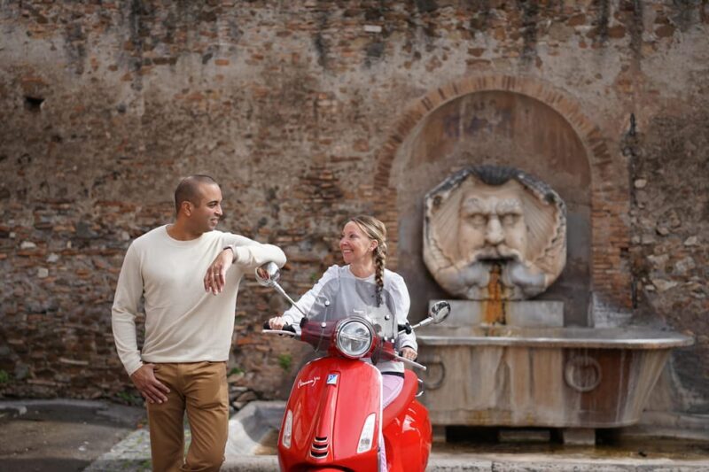 Rome Professional Photoshoot with free transport with Vespa - What to Expect from the Vespa Tour