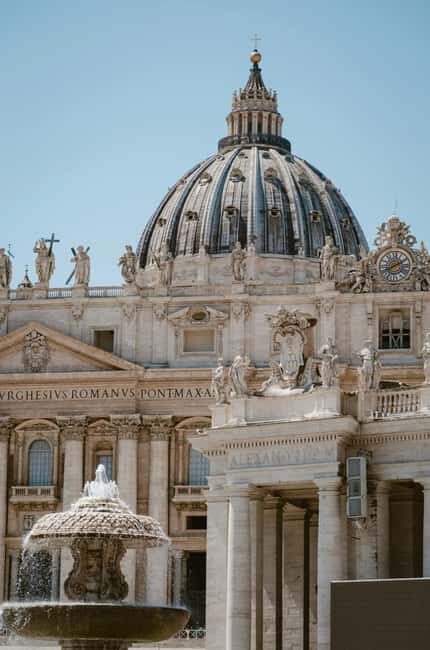 Rome: St. Peters Basilica Reserved Entrance + Audio Guide - FAQs