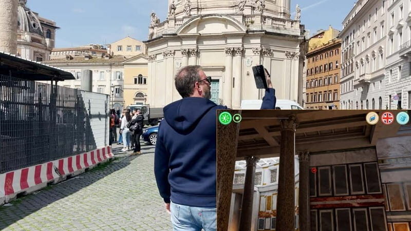 Rome: Tour with 3D Augmented Reality of Imperial Fora - Key Points