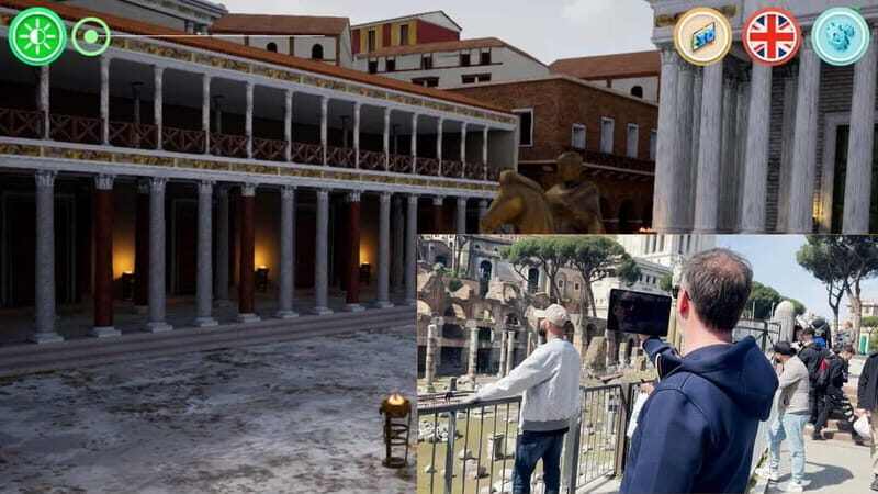 Rome: Tour with 3D Augmented Reality of Imperial Fora - The Technology & How It Works