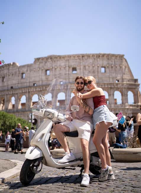 Rome: Vespa tour When in Rome with Dessert and Photography - Key Points