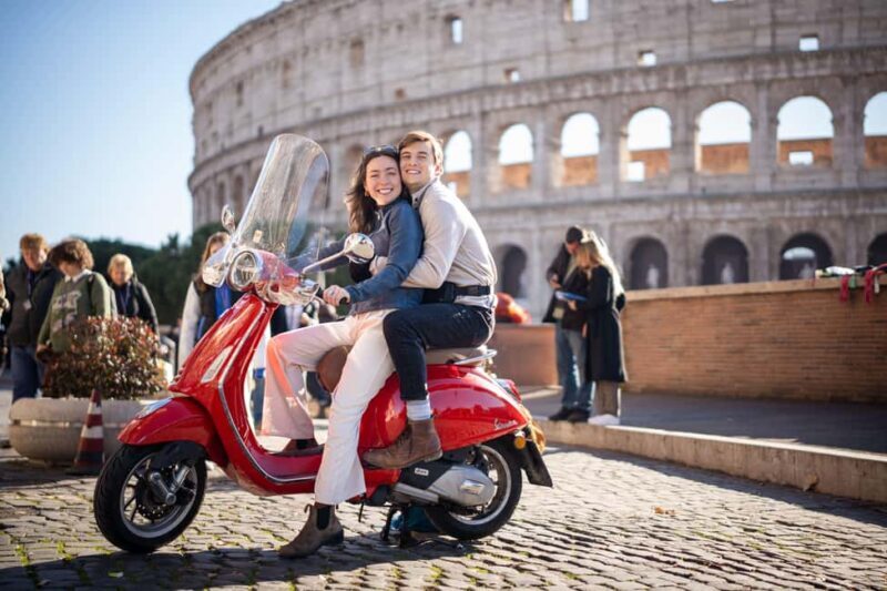 Rome: Vespa Tour with Photo Stops and City Center Pickup - The Itinerary Breakdown
