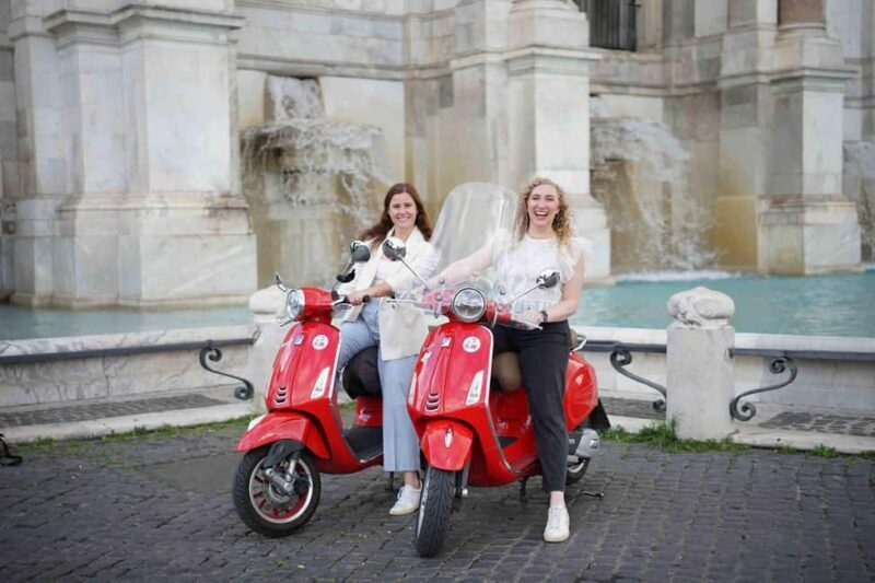 Rome: Vespa Tour with Photo Stops and City Center Pickup - Photos and Memories