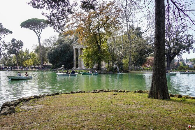 Rome Villa Borghese Lake Rowing Boat Tour and Aperitif - Frequently Asked Questions