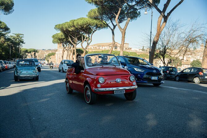Rome Vintage Fiat 500 Cabriolet Self-Drive Tour - FAQ