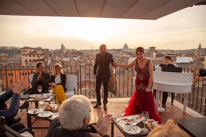 Rooftop Bar Opera Show: The Great Beauty of Rome - The Experience in Detail