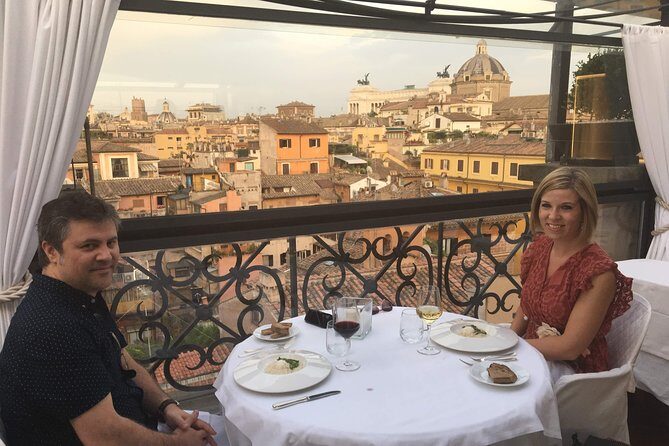 Rooftops of Rome by Night Food Tour with Dinner, Cocktails & Guided Sightseeing - Iconic Landmarks with a Rooftop Twist