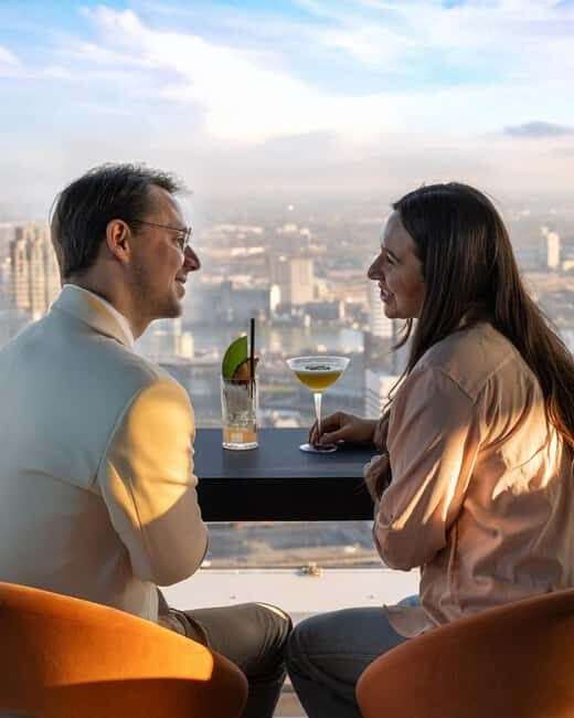 Rotterdam: Celest Entry with Cocktail & View Experience - Key Points