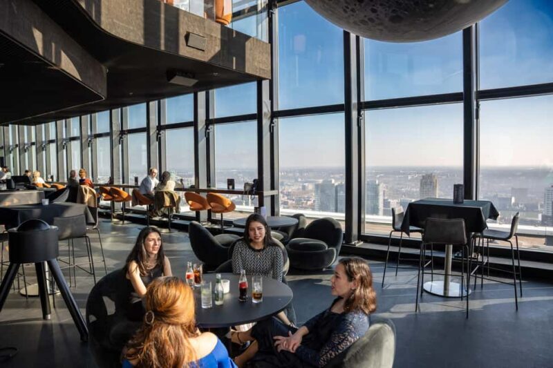 Rotterdam: Celest Entry with drink & bites at great height - Key Points