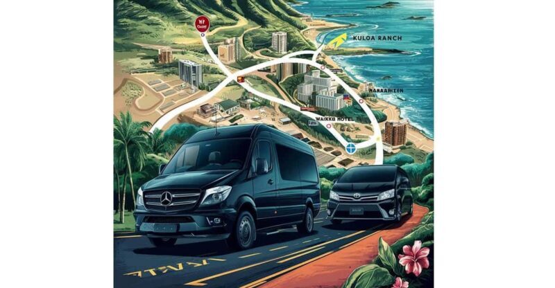 Round-trip Private Transfer Kualoa Ranch And Waikiki Hotel - Key Points