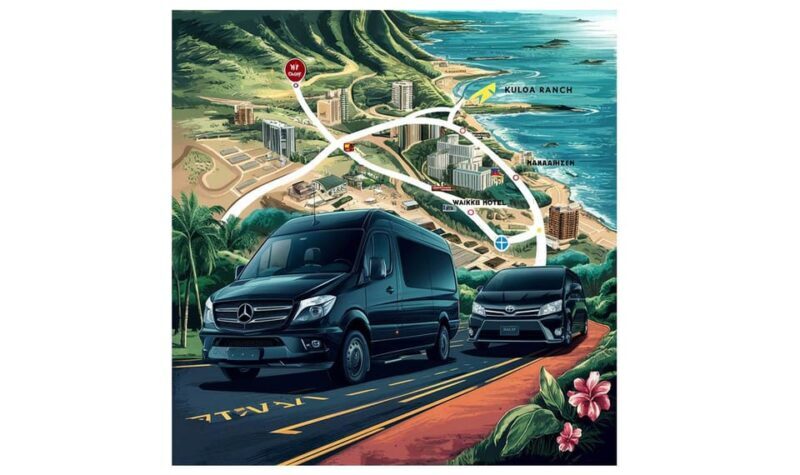 Round-trip Private Transfer Kualoa Ranch And Waikiki Hotel - What to Expect from the Private Transfer