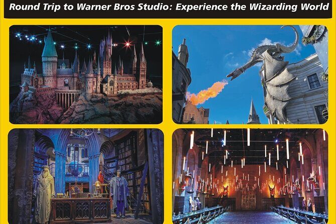 Round Trip to Warner Bros Studio: Experience the Wizarding World - Key Points
