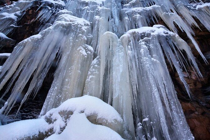 Rovaniemi: Korouoma Canyon & Frozen Waterfalls Tour with BBQ - The Itinerary in Detail
