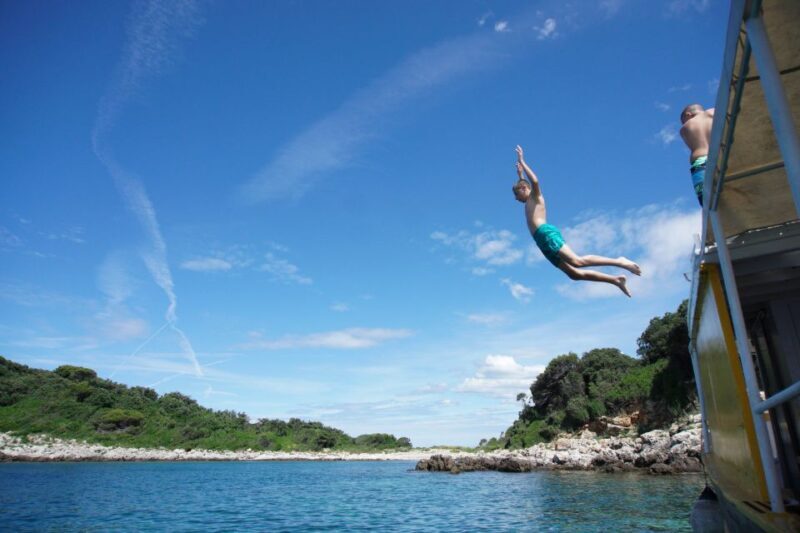 Rovinj Islands Boat Tour with Swimming - Key Points