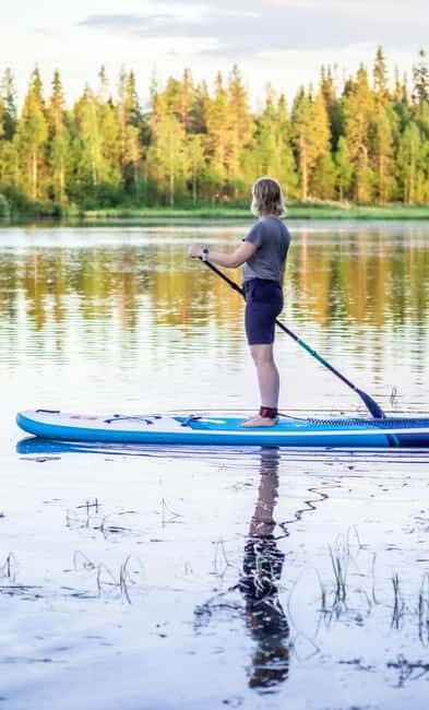 Ruka: Sup-boarding on lake Rukajärvi - Key Points