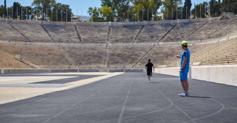 Running Through The History Of Athens with personal trainer - Ending at the Olympic Stadium