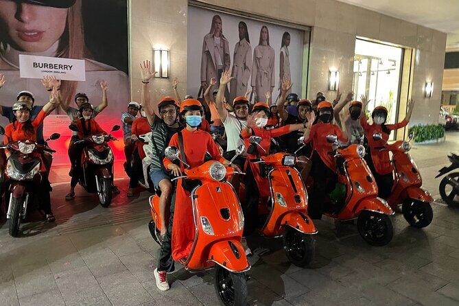 Saigon Vespa By Night Street Food With Female Riders Ao Dai - Riding Through Saigon’s Night Scene