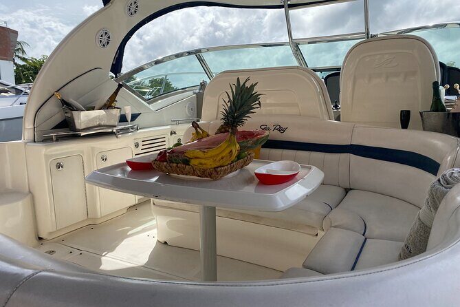 Sail from Cancun by private yacht and visit Playa Norte - Food, Drinks, and Extras