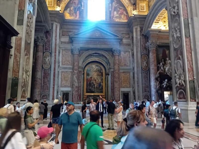 Saint Peters Basilica Guided Tour with Dome Access - Key Points
