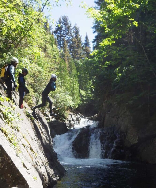 Sainte-Anne des Monts: Canyoning in the coastal mountains of the St. Lawrence River - An Introduction to the Experience