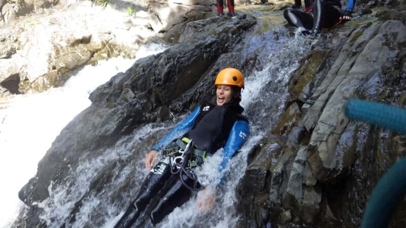 Sainte-Anne des Monts: Canyoning in the coastal mountains of the St. Lawrence River - Post-Activity Relaxation: Rooftop Spa and Views